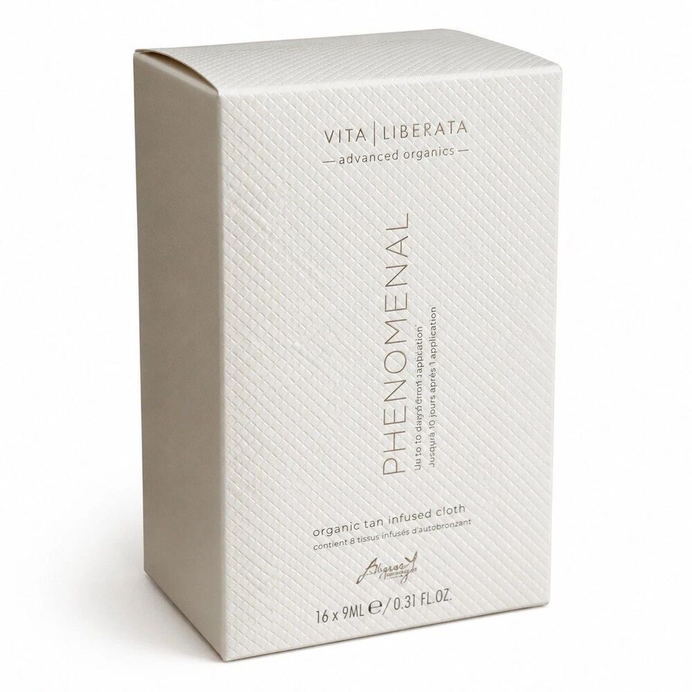 16 x Vita Liberata Phenomenal Organic Tan Infused Cloth Packs Self-Tanning